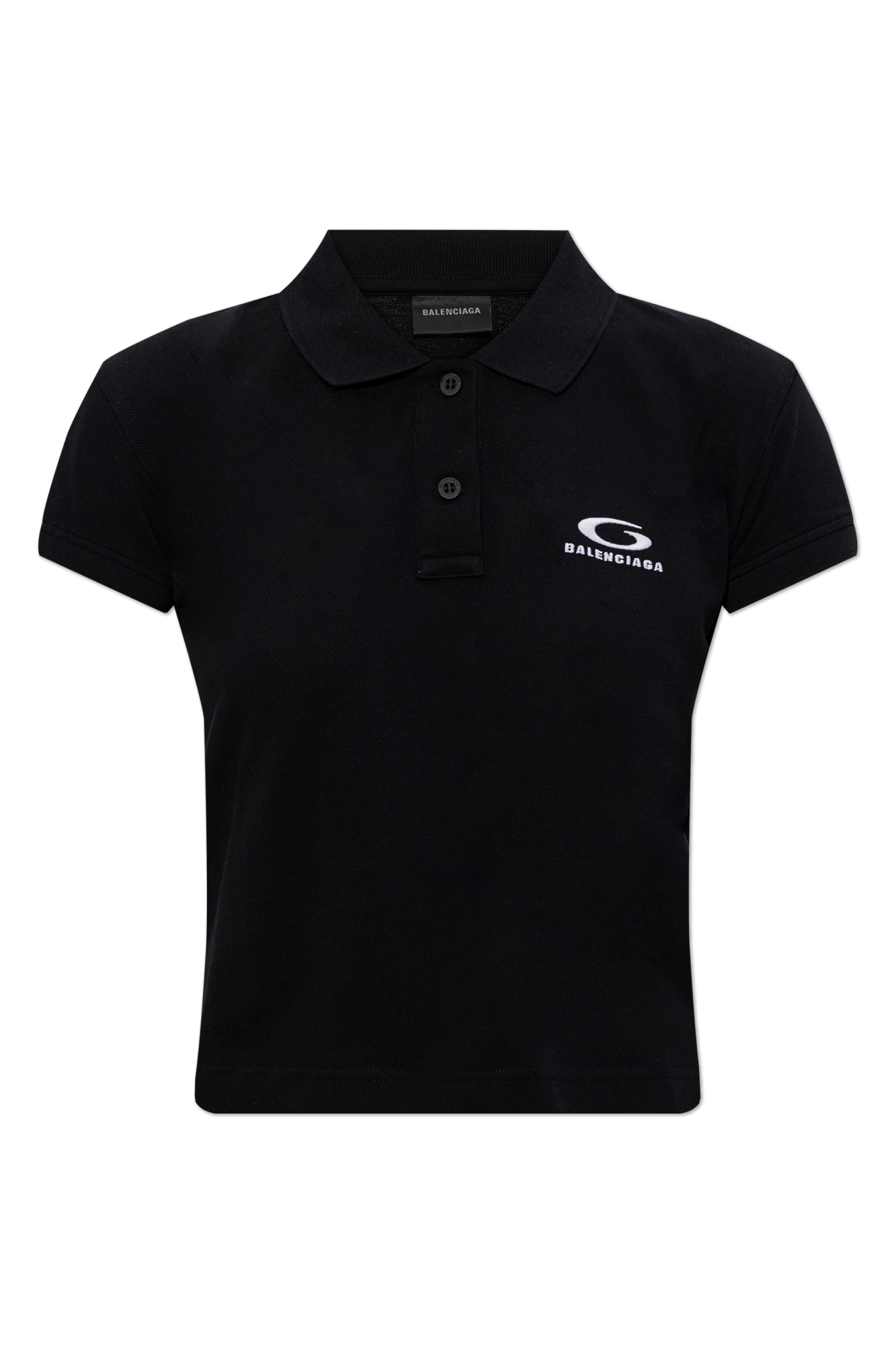 Balenciaga Polo with embroidered logo | Women's | Vitkac